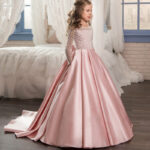 Girls frock for beautiful girl, ideal for wedding and party wear, floral fancy dress